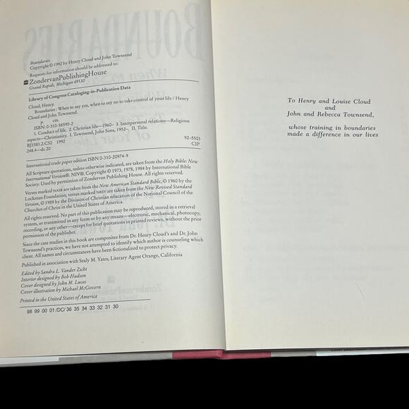 Boundaries: When to Say YES, When to Say NO, To Take Control of Your Life - Book - Picture 13 of 13